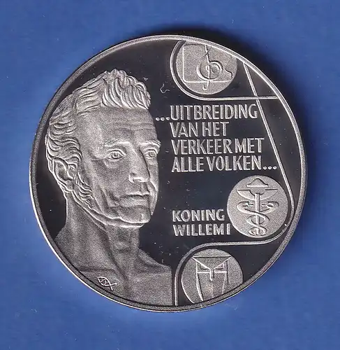 Niederlande 1992 Silbermünze König Wilhelm I. 25 ECU ca. 25g Ag925 PP