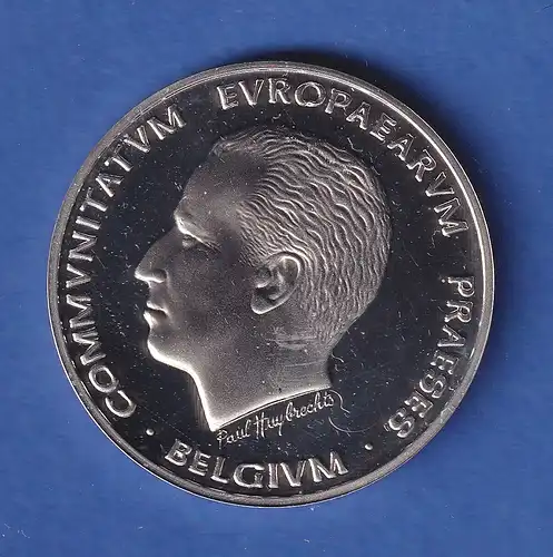 Belgien 1993 Silbermünze König Baudouin 5 ECU 22,85g Ag925 PP