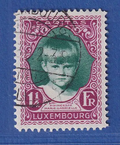 Luxemburg 1929 Kinderhilfe Mi.-Nr. 216 gestempelt, geprüft Böttger BPP