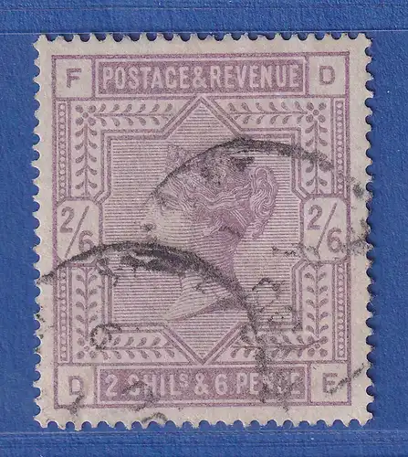 Großbritannien 1883 Queen Victoria 2 Sh 6 P violett Mi.-Nr. 82, gestempelt