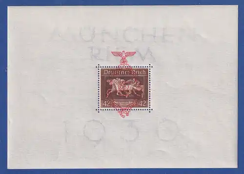 Deutsches Reich 1937 Braunes Band Mi.-Nr. Block 10 Topqualität postfrisch **
