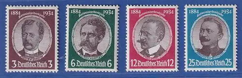 Deutsches Reich 1934 Kolonialforscher Mi.-Nr. 540-543 Satz postfrisch **