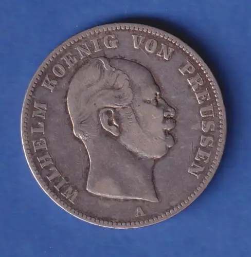 Dt. Kaiserreich Preußen Wilhelm I.   1 Vereinstaler Siegestaler 1866 A
