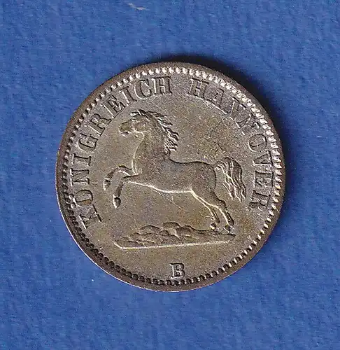 Hannover Silbermünze 1/2 Groschen 1858 ss-vz