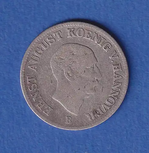 Hannover Königreich Silbermünze 1/12 Taler 1846 