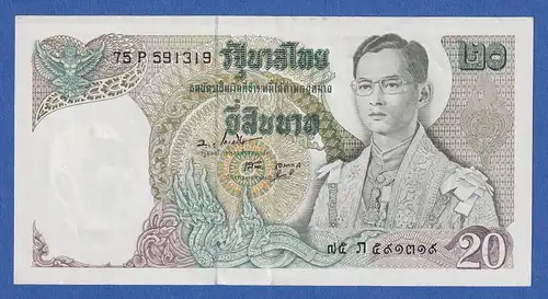 Thailand  1971 Banknote 20 Baht bankfrisch, unzirkuliert.