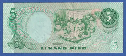 Philippinen 1978  Banknote 5 Piso bankfrisch, unzirkuliert.