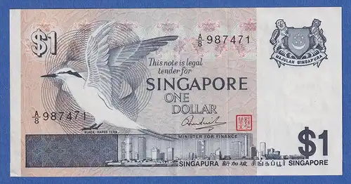 Singapur 1976 Banknote 1 Dollar bankfrisch, unzirkuliert.