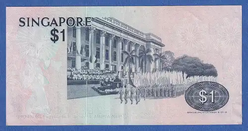 Singapur 1976 Banknote 1 Dollar bankfrisch, unzirkuliert.