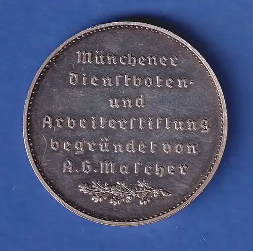 Medaille München - Hauptstadt der Bewegung -  Dienstboten- und Arbeiterstiftung 