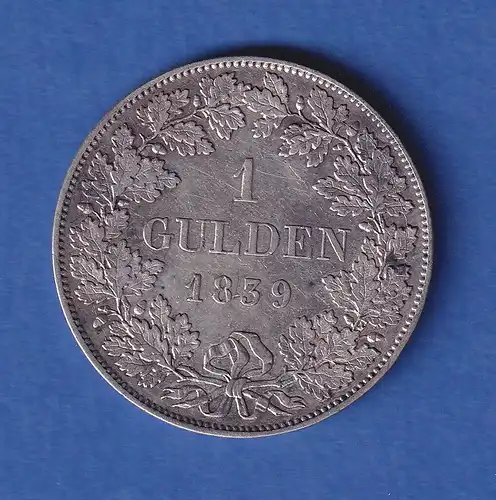 Bayern Silbermünze 1 Gulden König Ludwig I. 1839