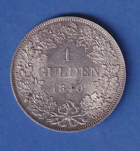 Bayern Silbermünze 1 Gulden König Ludwig I. 1840