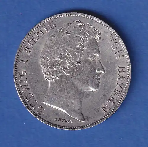 Bayern Silbermünze 1 Gulden König Ludwig I. 1843