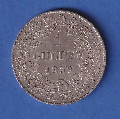 Bayern Silbermünze 1 Gulden - König Ludwig I. 1839