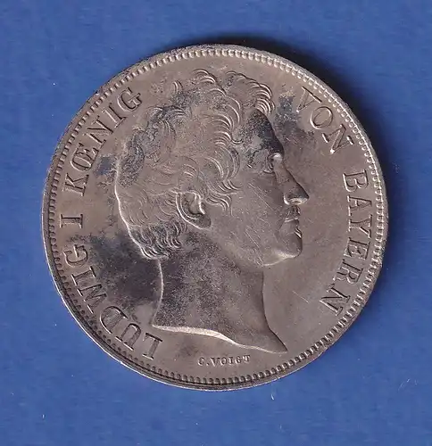 Bayern Silbermünze 1 Gulden - König Ludwig I. 1839