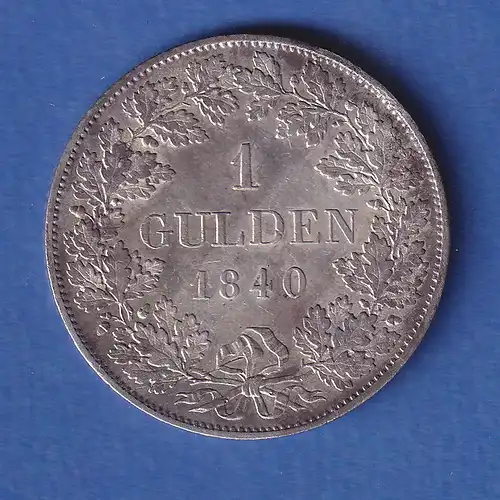 Bayern Silbermünze 1 Gulden - König Ludwig I. 1840