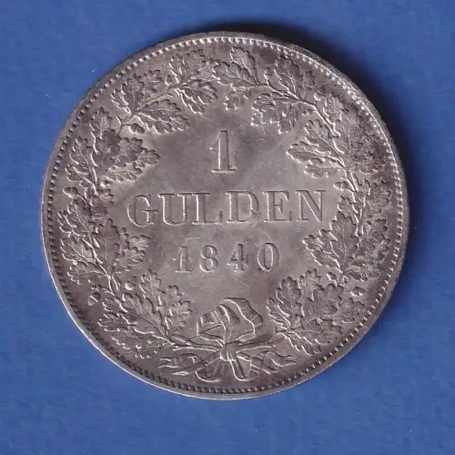 Bayern Silbermünze 1 Gulden - König Ludwig I. 1840
