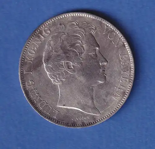 Bayern Silbermünze 1 Gulden - König Ludwig I. 1840