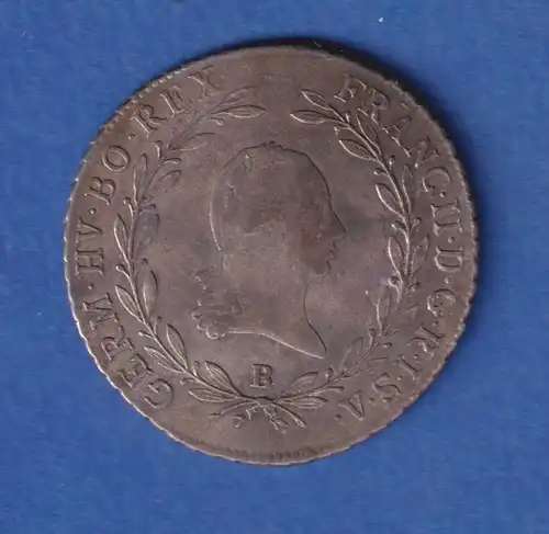 Österreich - Habsburg Silbermünze, 20 Kreuzer Franz II. 1803 B