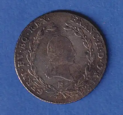 Österreich Habsburg Silbermünze 20 Kreuzer Franz II. 1804 E