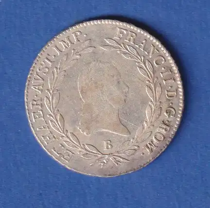 Österreich - Habsburg Silbermünze, 20 Kreuzer Franz II. 1805 B