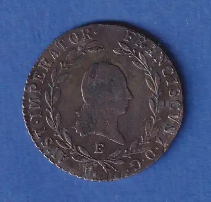 Österreich Habsburg Silbermünze 20 Kreuzer Franz II. 1808 E