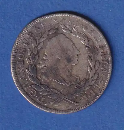 Bayern Silbermünze 20 Kreuzer Maximilian III. Joseph 1771