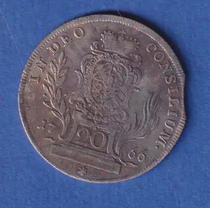 Bayern Silbermünze 20 Kreuzer Maximilian III. Joseph 1766