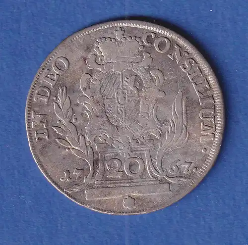 Bayern Silbermünze 20 Kreuzer - Max Joseph - 1767 A (Amberg)