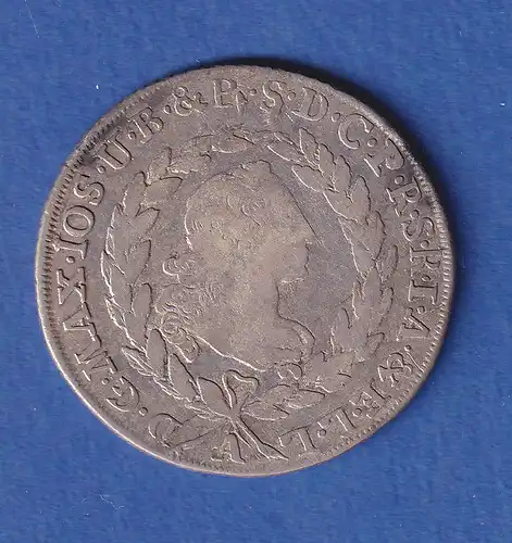 Bayern Silbermünze 20 Kreuzer - Max Joseph - 1767 A (Amberg)