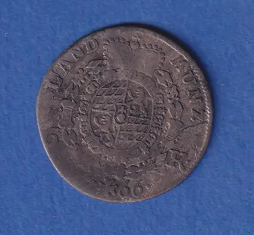 Bayern Land-Münz Scheidemünze zu 6 Kreuzer 1766