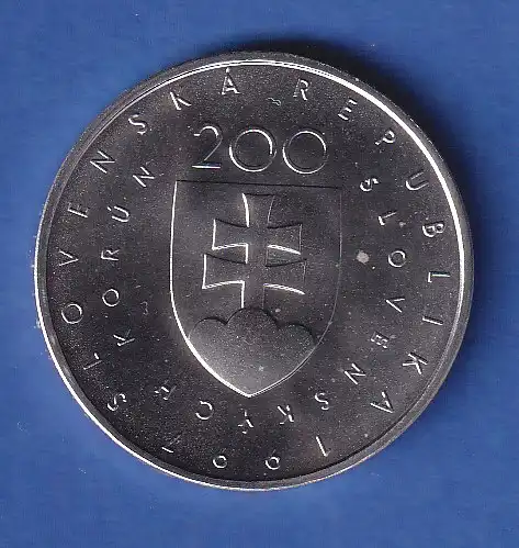 Slowakei 1997 Silbermünze 200 Kronen 150. Geburtstag von S. Hurban Vajanský stg