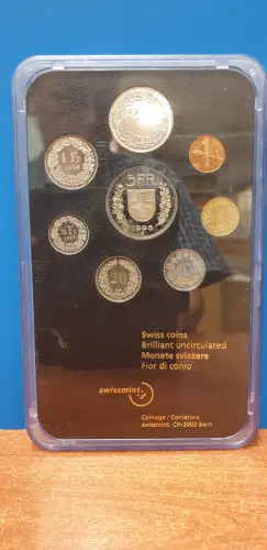 Schweiz offizieller Kursmünzensatz 1998 Stempelglanz  ANSEHEN 