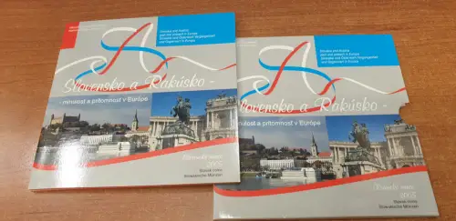 Slowakei Kursmünzensatz 2005 - Slovenske Mince Rakúsko Coin Set 2005