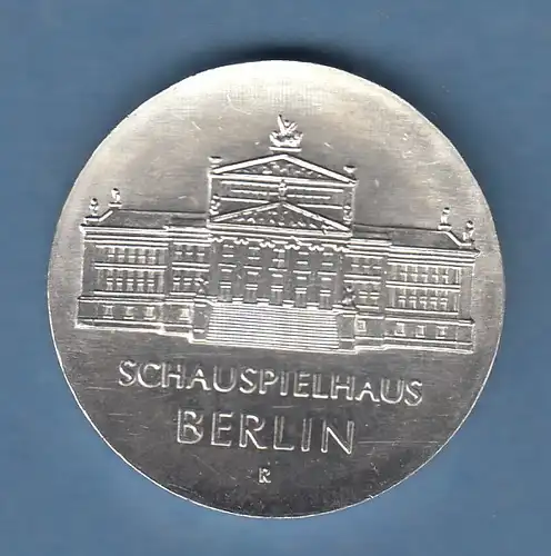 DDR 10 Mark Gedenkmünze 1987 Schauspielhaus Berlin stempelglanz stg 