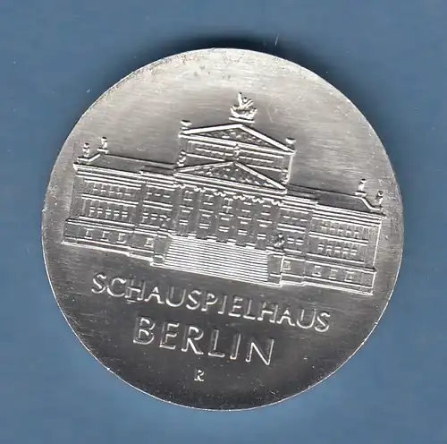 DDR 10 Mark Gedenkmünze 1987 Schauspielhaus Berlin - stempelglanz stg 