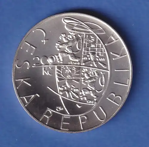 Tschechien 1999 Silbermünze 200 Kr. 200 Jahre Akademie der Bildenden Künste stg