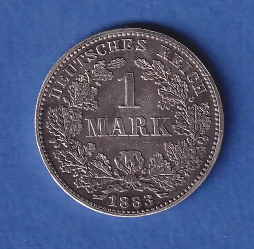 Deutsches Kaiserreich Silber-Kursmünze 1 Mark 1883 E  ERHALTUNG !
