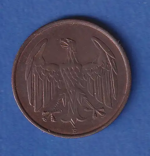 Deutsches Reich Kursmünze 4 Reichspfennig 1932 E