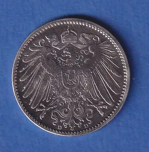 Deutsches Kaiserreich Silber-Kursmünze 1 Mark 1896 D