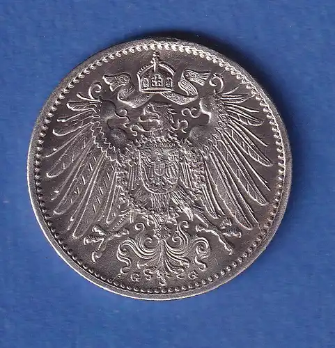 Deutsches Kaiserreich Silber-Kursmünze 1 Mark 1903 G stg