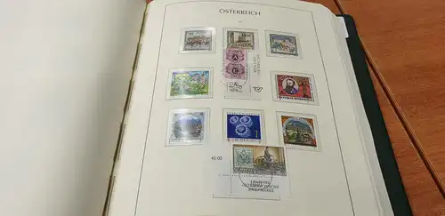 Sammlung Österreich 1980-2009 so gut wie komplett gestempelt  im LT-Album