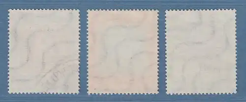 Bund 1949 Bayern-Briefmarken Mi.-Nr. 113-115 sauber gestempelt 