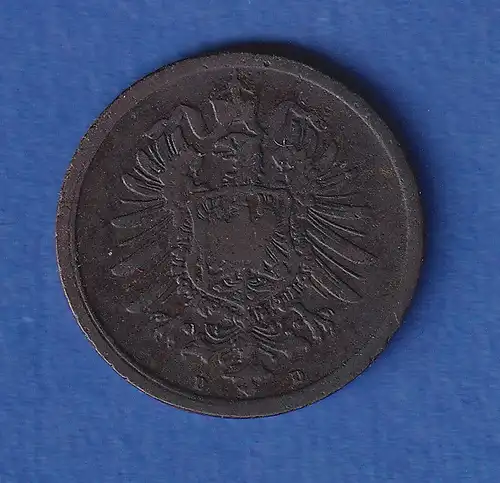 Deutsches Reich Kursmünze 2 Pfennig 1875 D ss