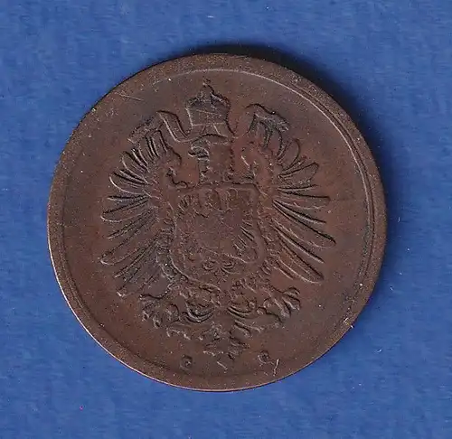 Deutsches Reich Kursmünze 1 Pfennig 1889 G ss