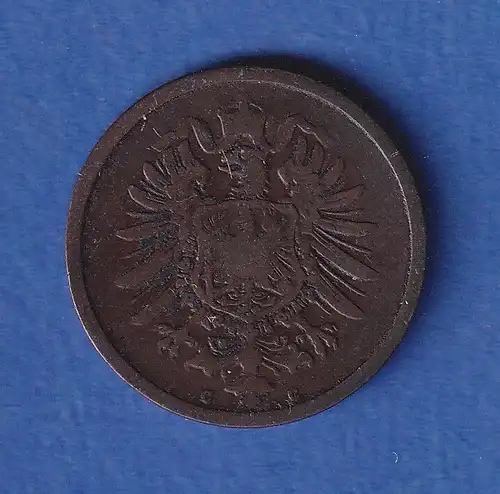 Deutsches Reich Kursmünze 2 Pfennig 1875 C ss