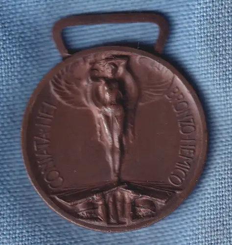 Italien Bronzemedaille Erinnerung an den Italienisch-Österreichischen Krieg 1918