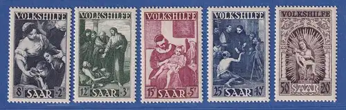 Saarland 1949 Volkshilfe Gemälde Mi.-Nr. 267-271 postfrisch **