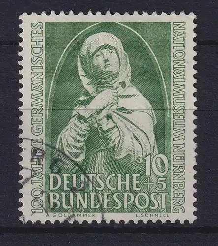 Bundesrepublik 1952 Germanisches Nationalmuseum Mi.-Nr. 151 gestempelt