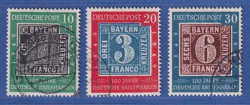 Bundesrepublik 1949 Bayern-Briefmarken Mi.-Nr. 113-115 gestempelt